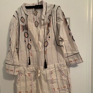 Only Worn Once - Aztec Free People Romper